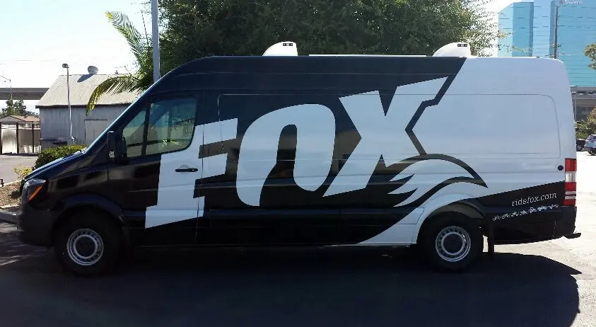 Fox Shox Race Support Van 1
