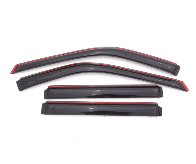 Avs 11-18 Ford Explorer Ventvisor In-Channel Front & Rear Window Deflectors 4Pc - Smoke 1