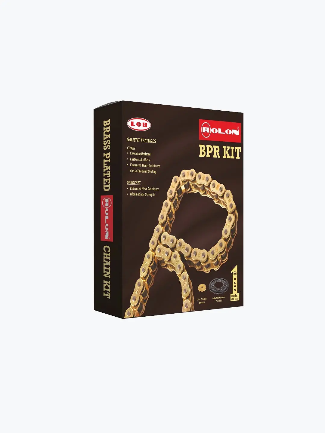 Rolon Brass Chain Sprocket Kit 393 For Hness Cb350c 1