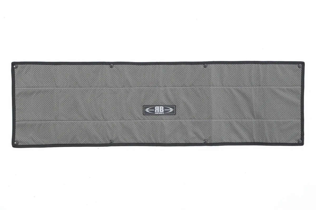 Fabric Panel Bed Window Cover 10In X 36In W/ Button Snaps 1