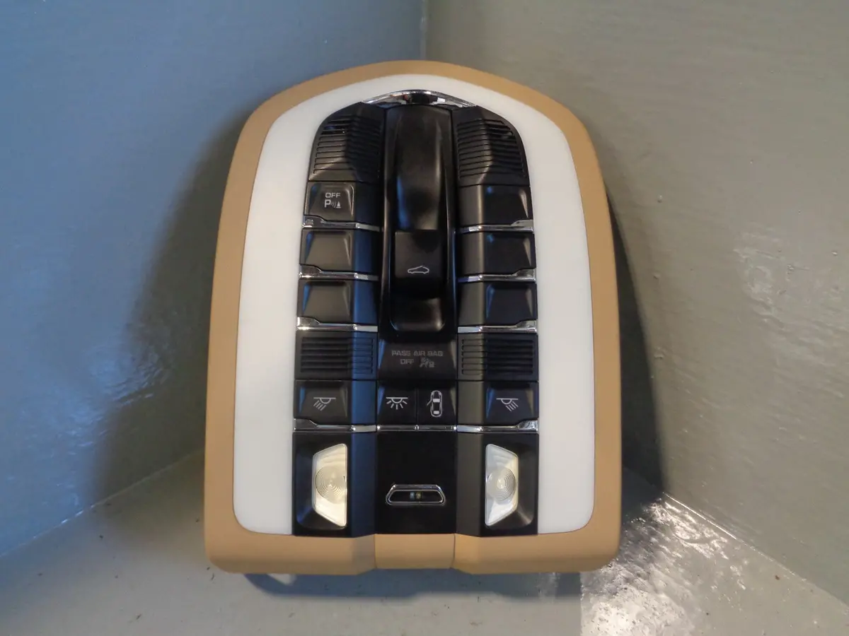 Porsche Cayenne 958.1 92A Interior Light Panel Panel Front With Sunroof Switch 1