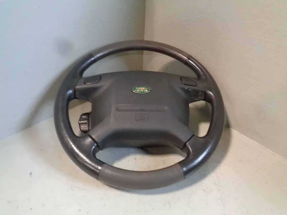 Discovery 2 Steering Wheel Grey Leather Horn Switches Land Rover R19034 1