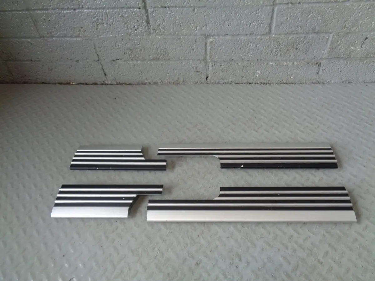 Range Rover L322 Kick Plates Full Set Of 4 Aluminium Genuine 2006 To 2013 S1084 1