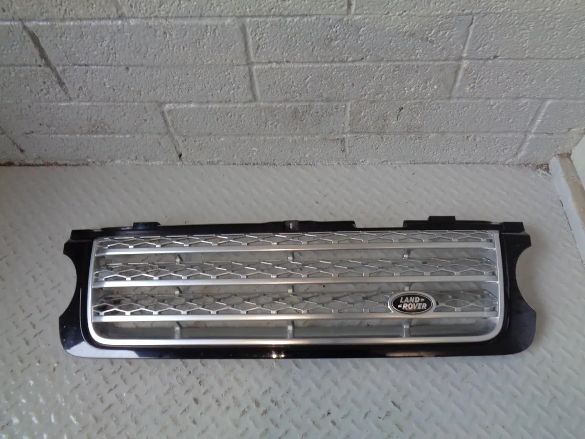 Range Rover Grille Front Facelift 2010 To 2013 L322 Black And Silver Land Rover 1