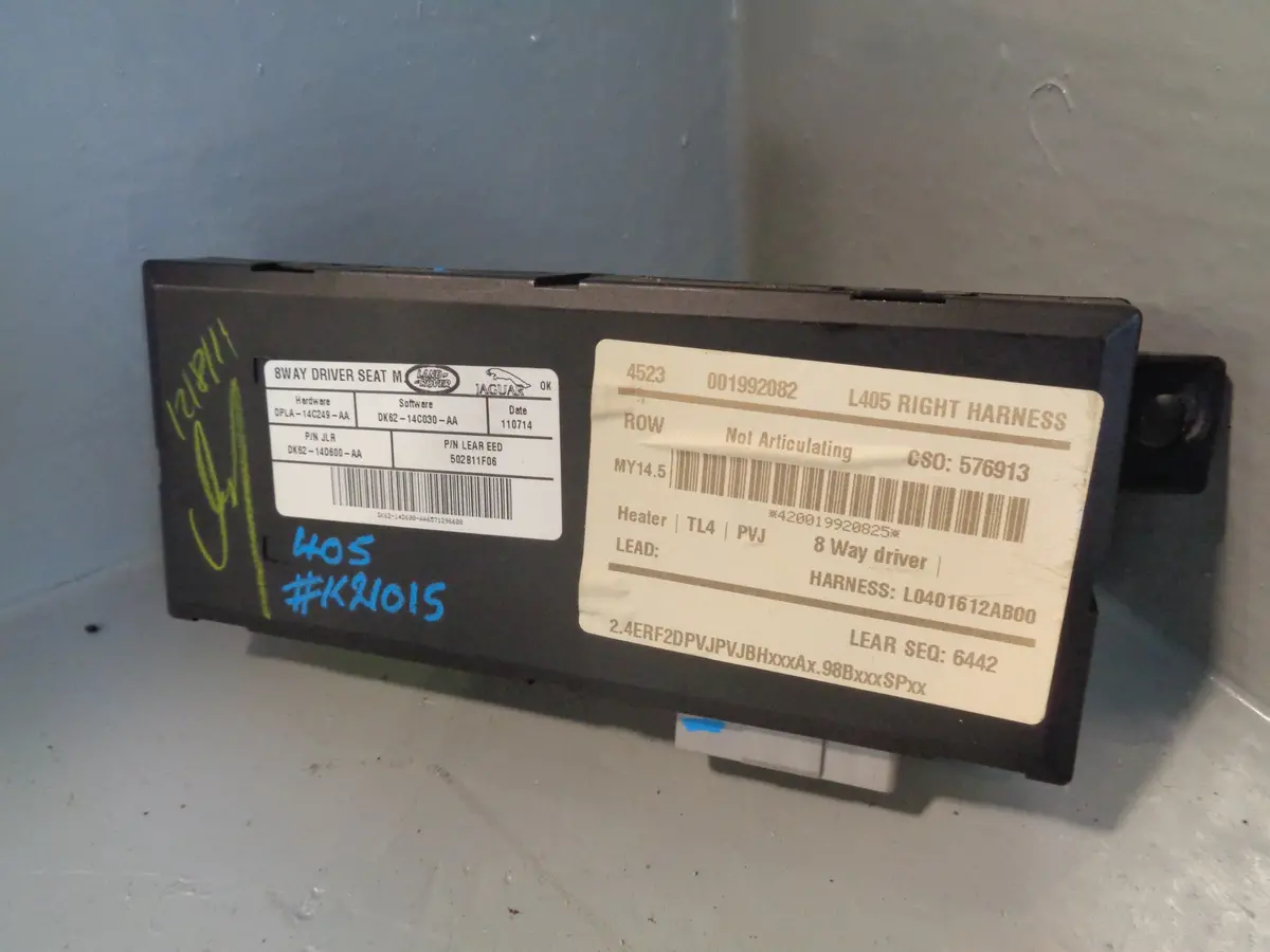 Range Rover L405 Driver Seat Control Module Off Side Front Dpla-14C249-Aa 1