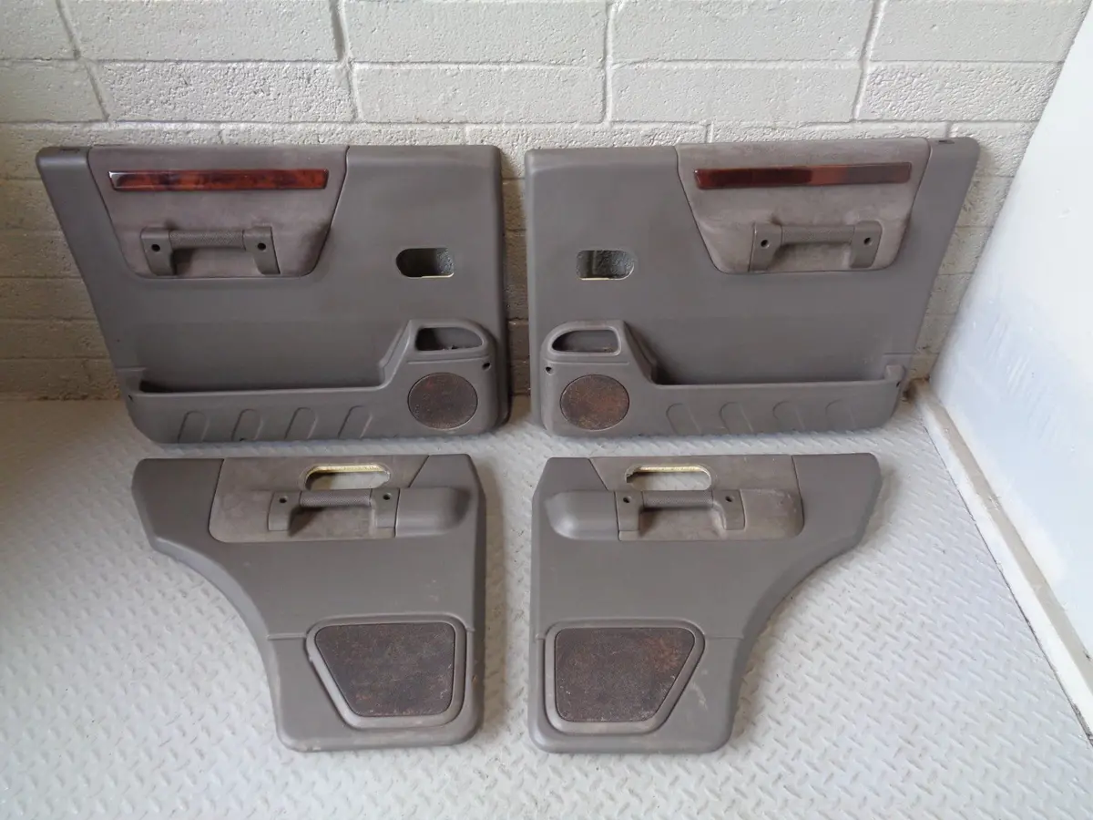 Discovery 2 Door Cards Set Of X 4 Grey Land Rover 1998 To 2004 R18044 1