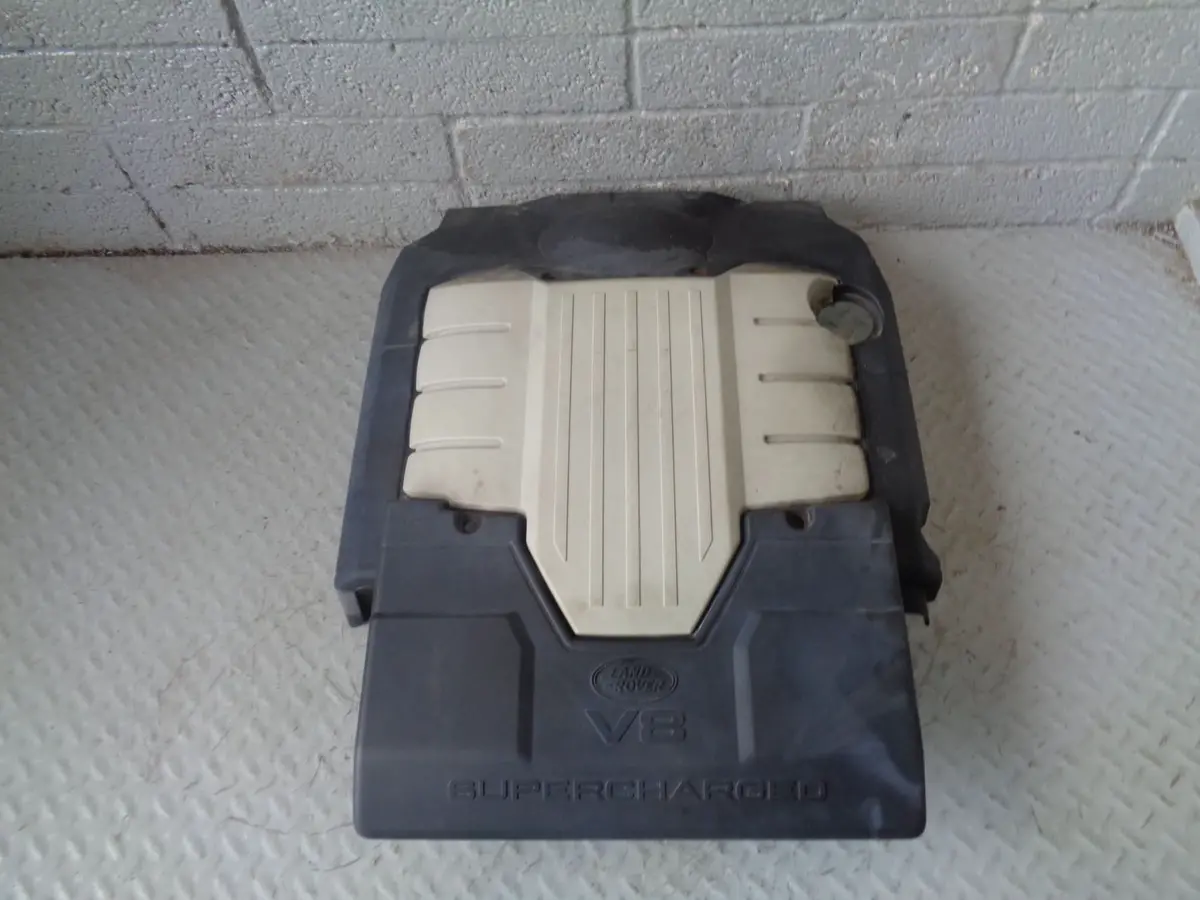 Range Rover L322 Engine Cover 4.2 V8 Supercharged Plastic Lbh500062 2006 To 2009 1