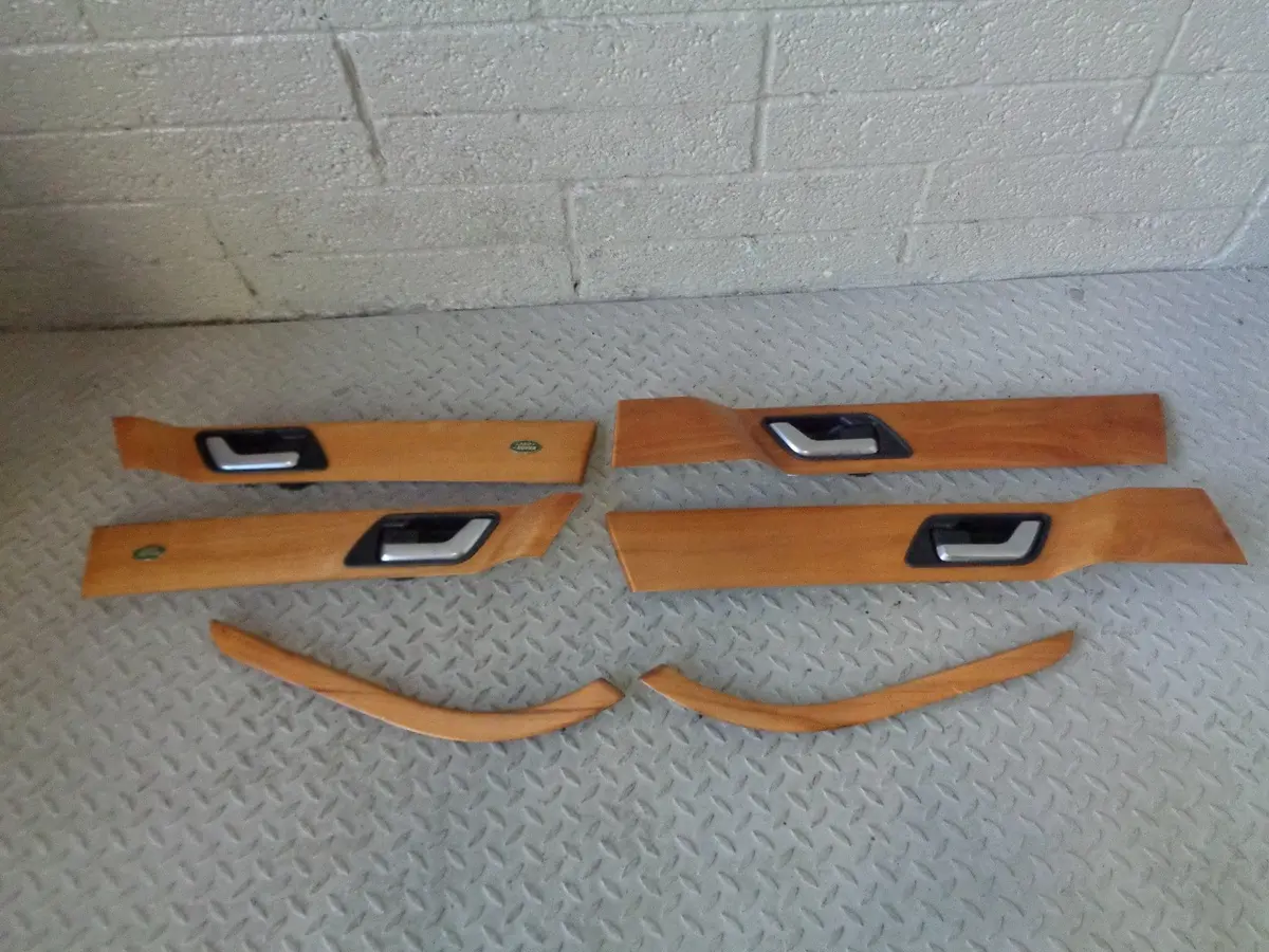 Range Rover Sport Door Card Light Wood Trim Panels Handles L320 B11073 1