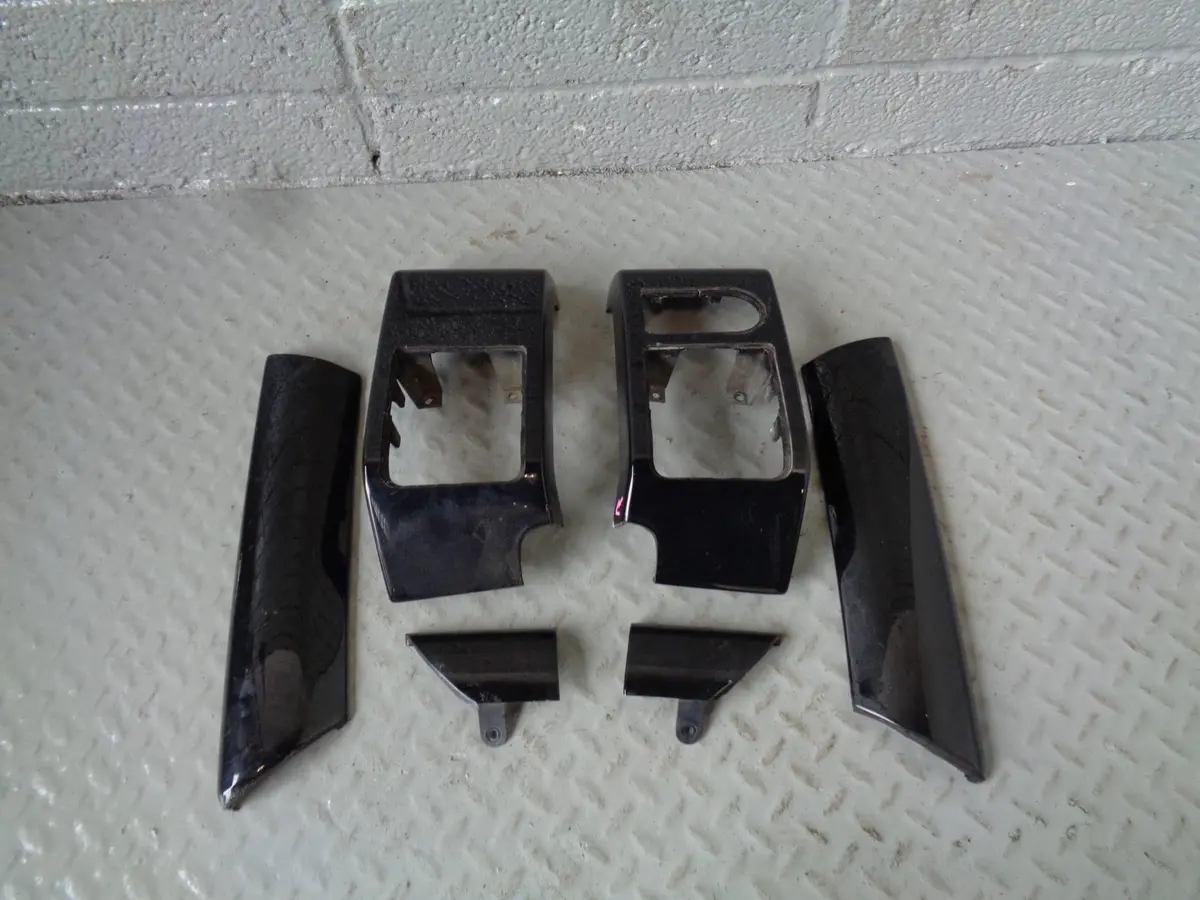 Range Rover L322 6 Piece Trim Dashboard Finisher Kit In Piano Gloss Black H04054 1