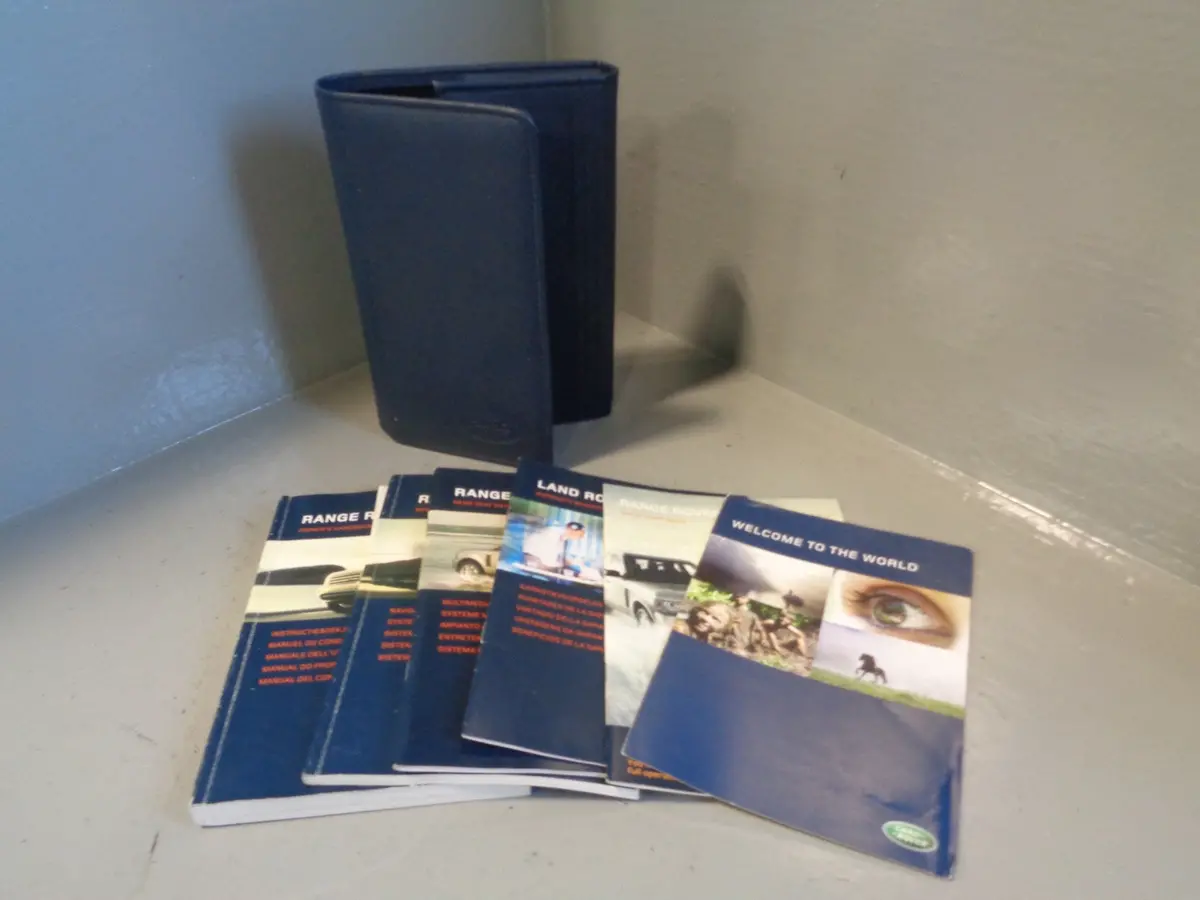 Range Rover Handbook Manual User Guides In Wallet L322 Facelift R01045 1
