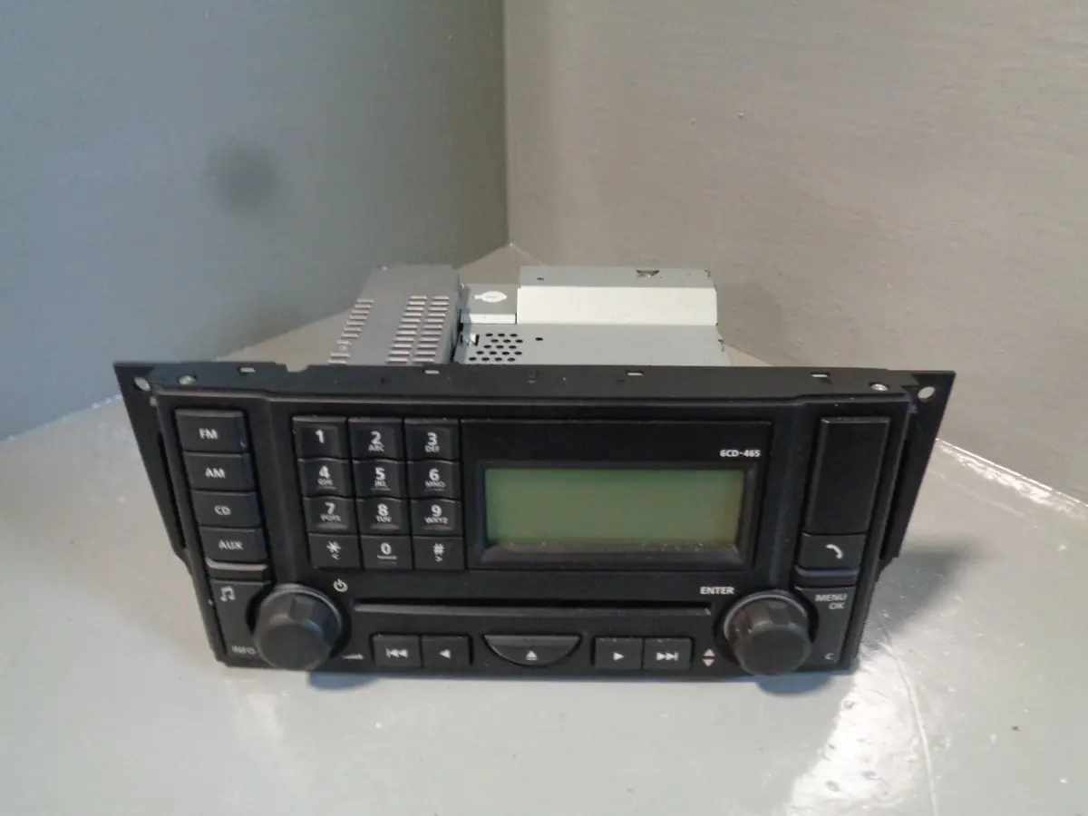 Radio Cd Player Head Unit Vux500560 Land Rover Discovery 3 Range Rover Sport 1