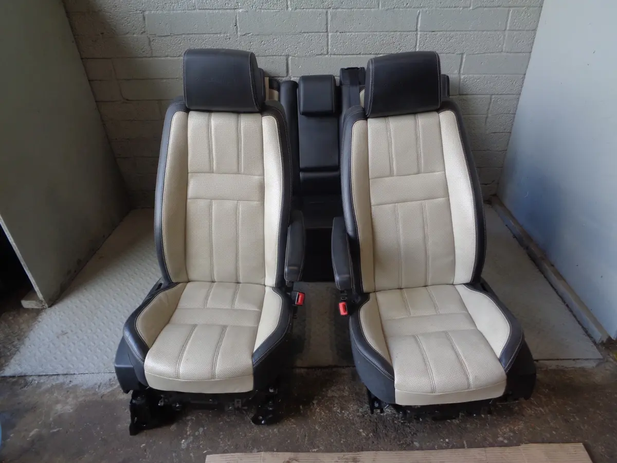 Range Rover Sport Seats Electric Full Leather Autobiography Black White L07055 1