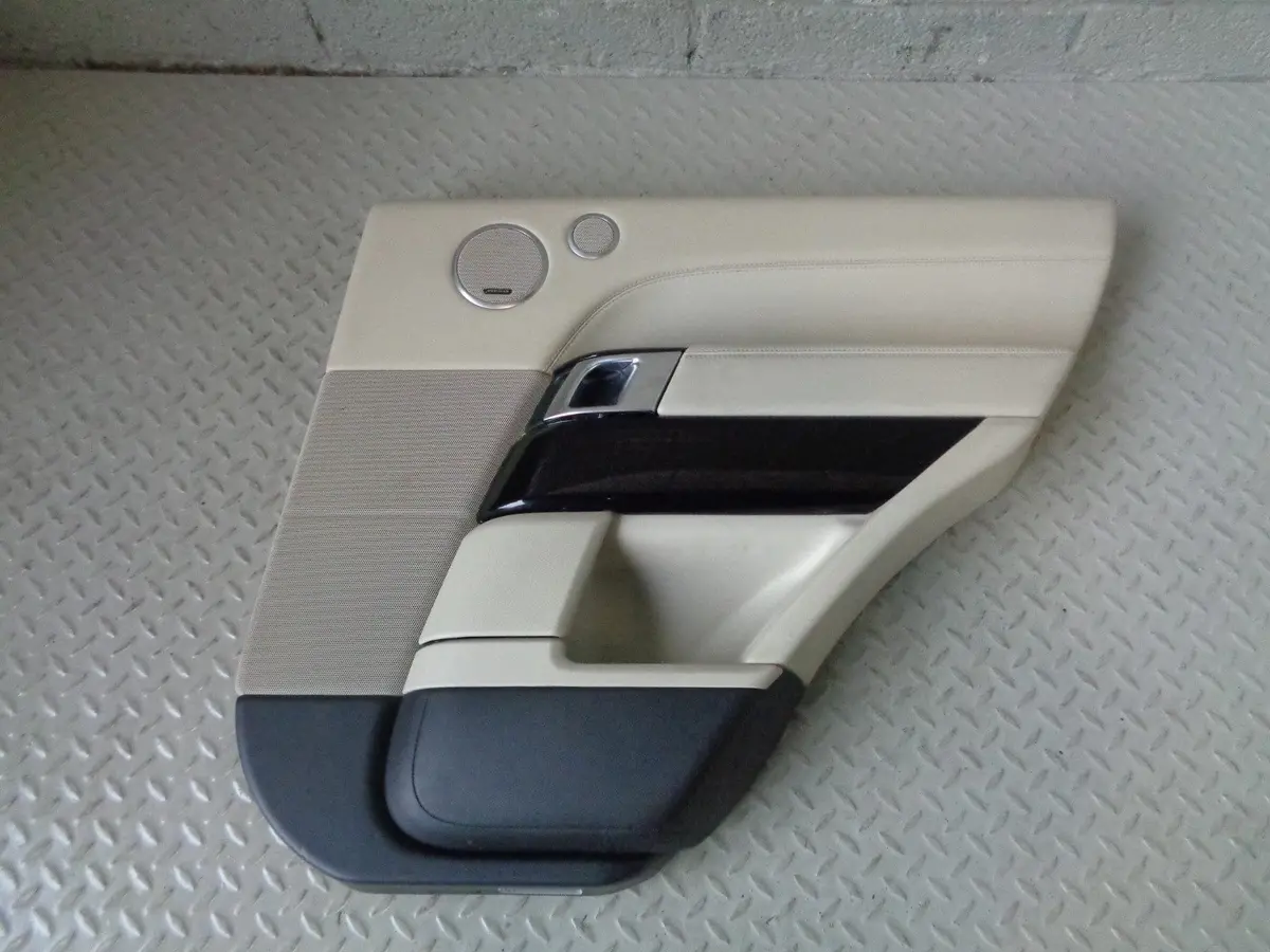 Range Rover L405 Door Card Off Side Rear Ivory With Black Trim 2013 To 2017 1