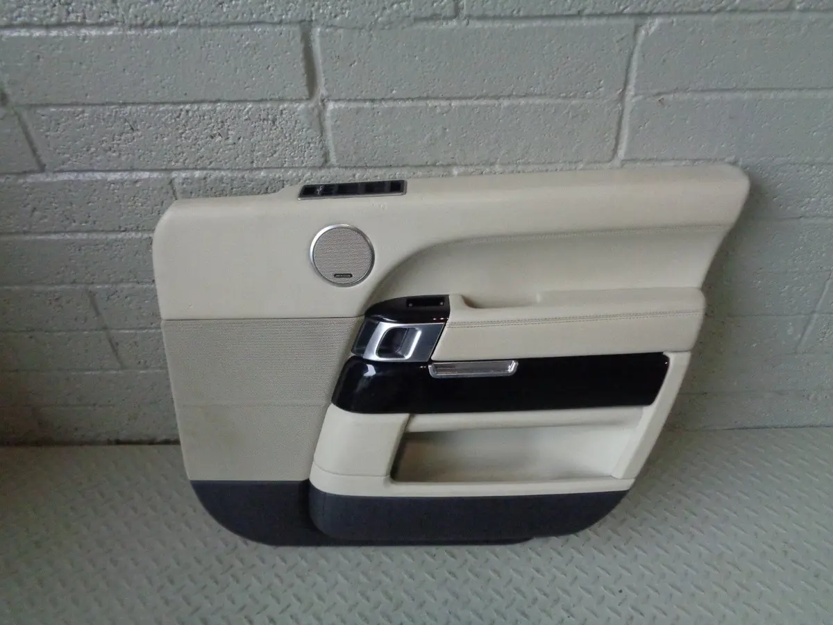 Range Rover L405 Door Card Off Side Front Ivory With Black Trim 2013 To 2017 1