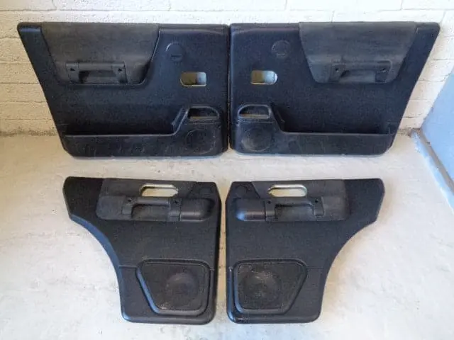 Discovery 2 Door Cards Set Of X 4 Black Land Rover 2002 To 2004 Facelift R13013 1
