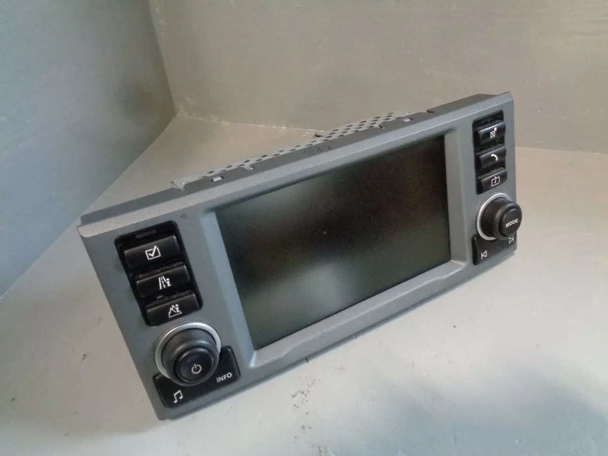 Range Rover L322 Radio Sat Nav Display Screen Yik500090 2006 To 2009 1