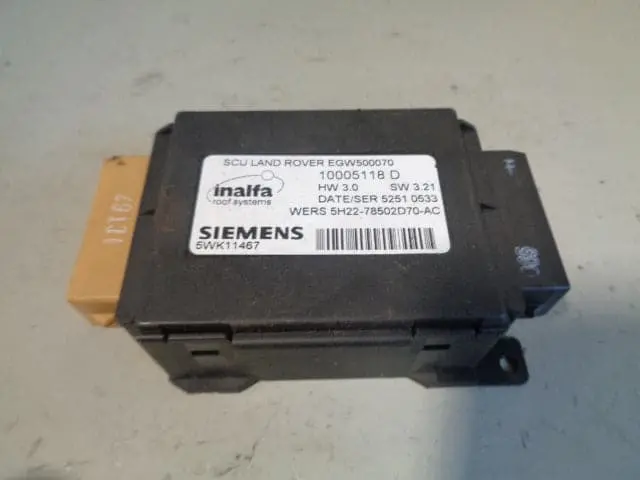 Discovery 3 4 Sunroof Control Module Ecu 5H22-78502D70 Land Rover 2004 To 2016 1