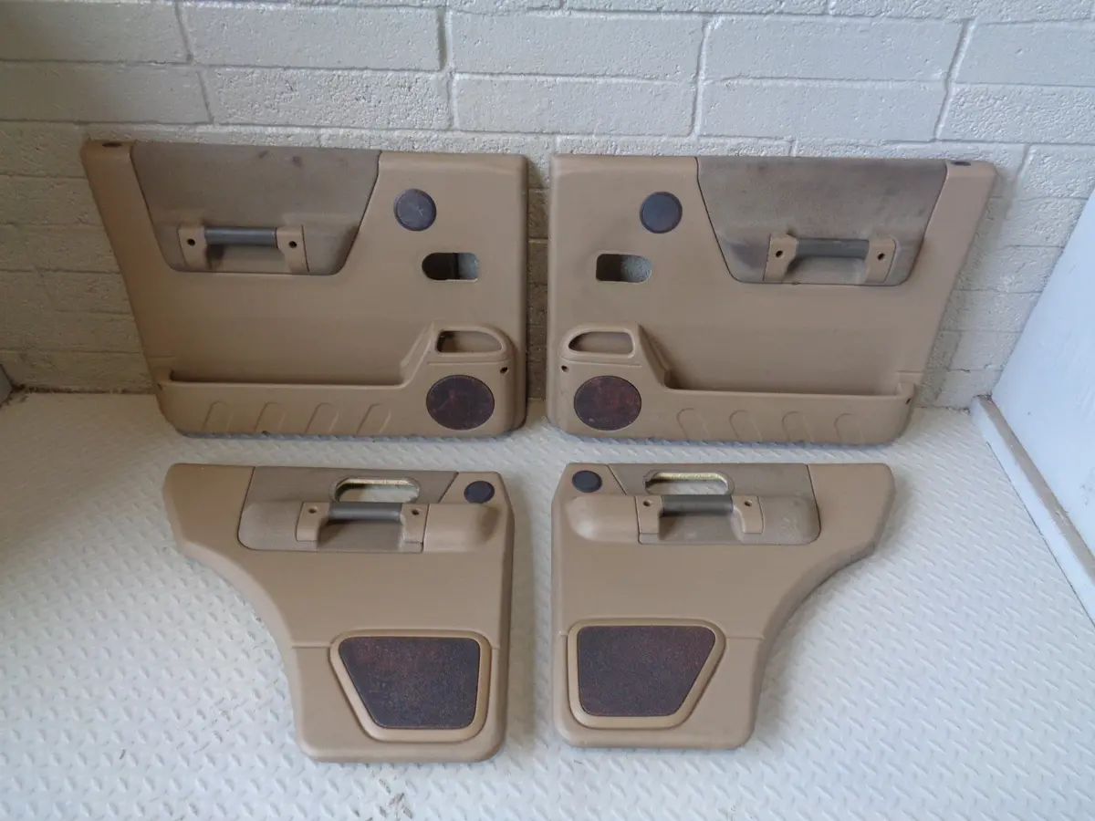 Discovery 2 Door Cards Set Of X 4 Beige Land Rover 1998 To 2004 R17014 1