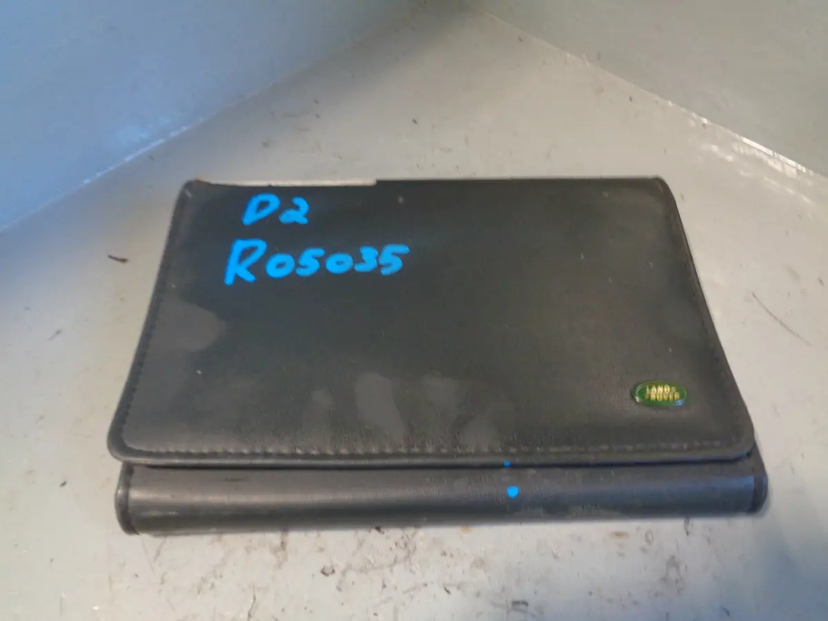 Discovery 2 Handbook User Manual In Wallet Land Rover 2002 To 2004 R05035 1