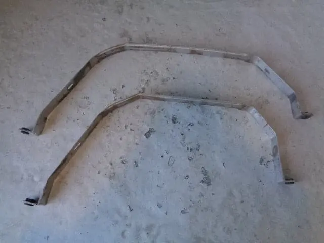 Range Rover L322 Fuel Tank Support Straps Brackets Set 2 Piece 2002 To 2013 1