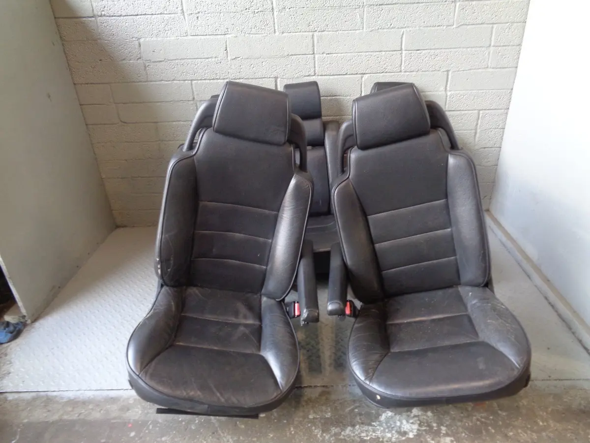 Discovery 2 Seats Black Electric Full Leather X5 Land Rover 1998 To 2004 L19084 1