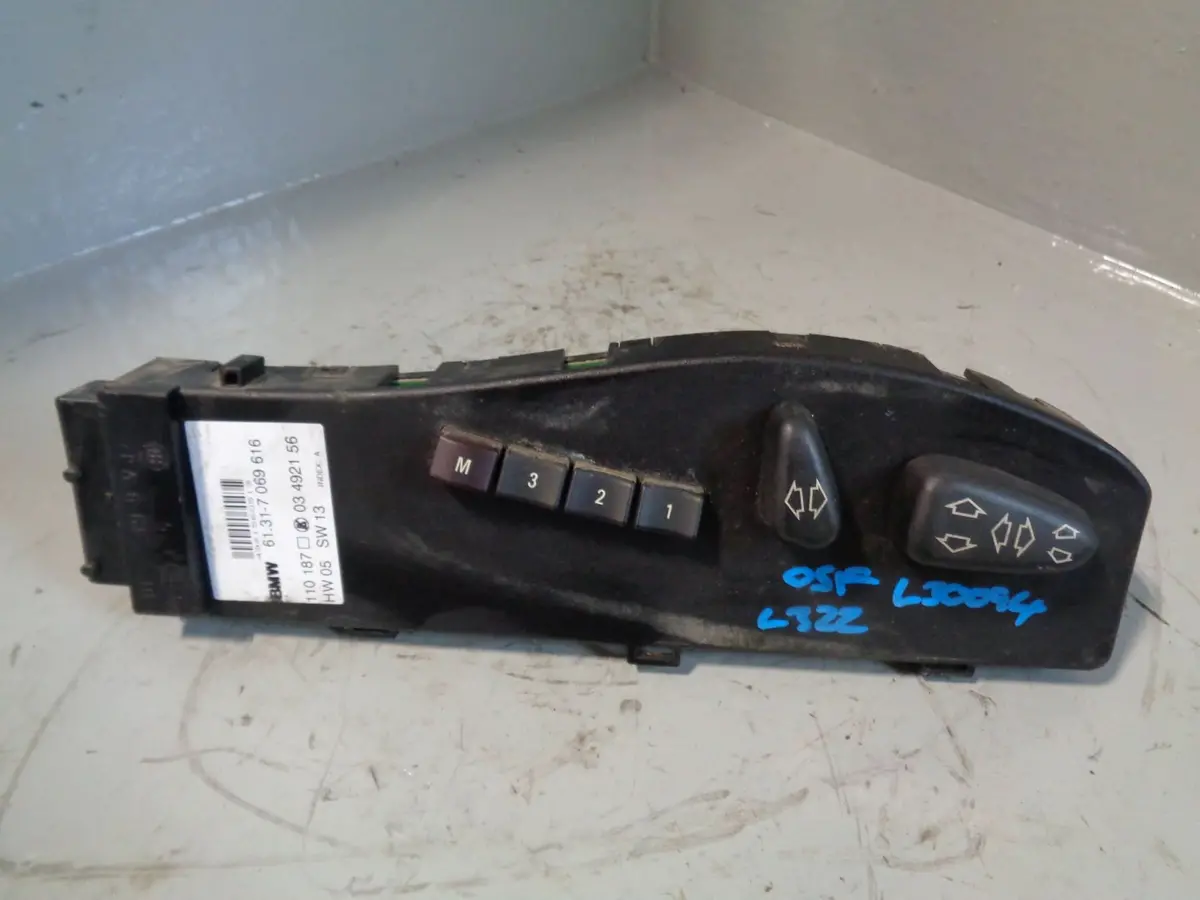 Range Rover L322 Electric Seat Switch Pack Memory Off Side Front 61.31-7 069 616 1