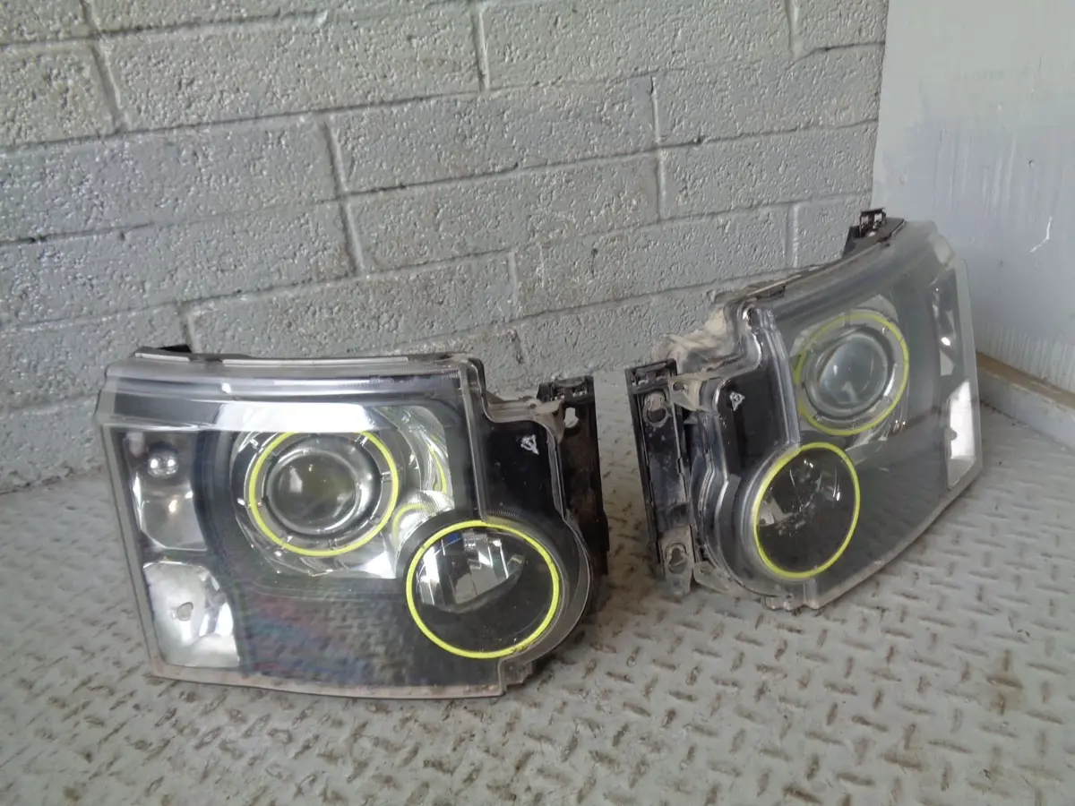 Discovery 3 Headlights Xenon Pair Xbc500102 Xbc500112 Adaptive Land Rover K07104 2