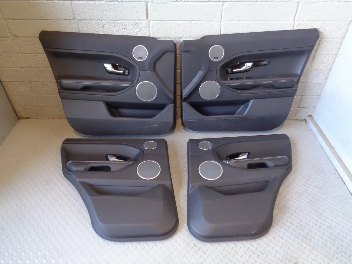 Range Rover Evoque Door Cards Set Of 4 In Black Dynamic L538 2011 To 2015 1