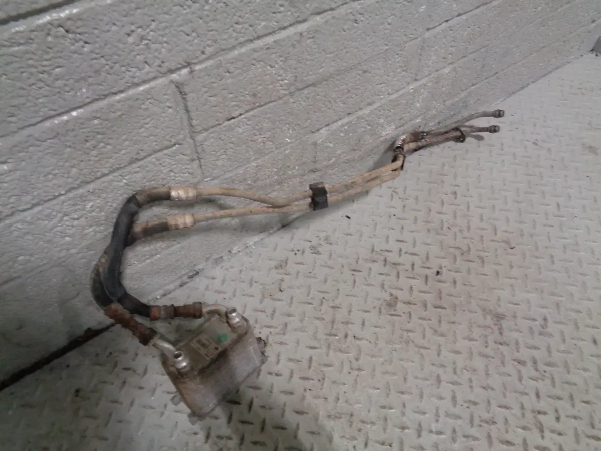 Range Rover Transmission Oil Cooler L322 4.4 4.2 Aj-V8 Pfz500010 With Pipes 2