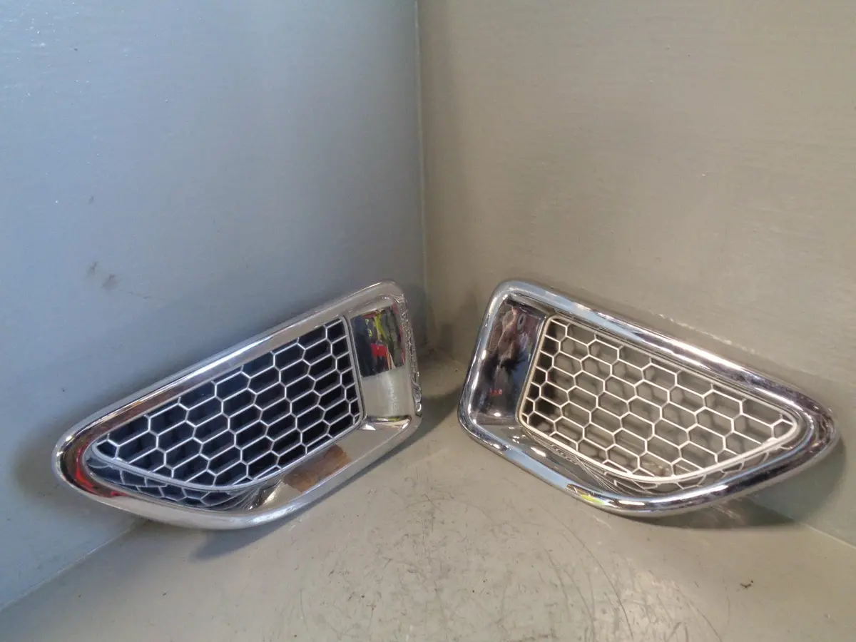 Range Rover Sport Wing Vents Pair Metal Chrome L320 Lr006305 Lr006306 1