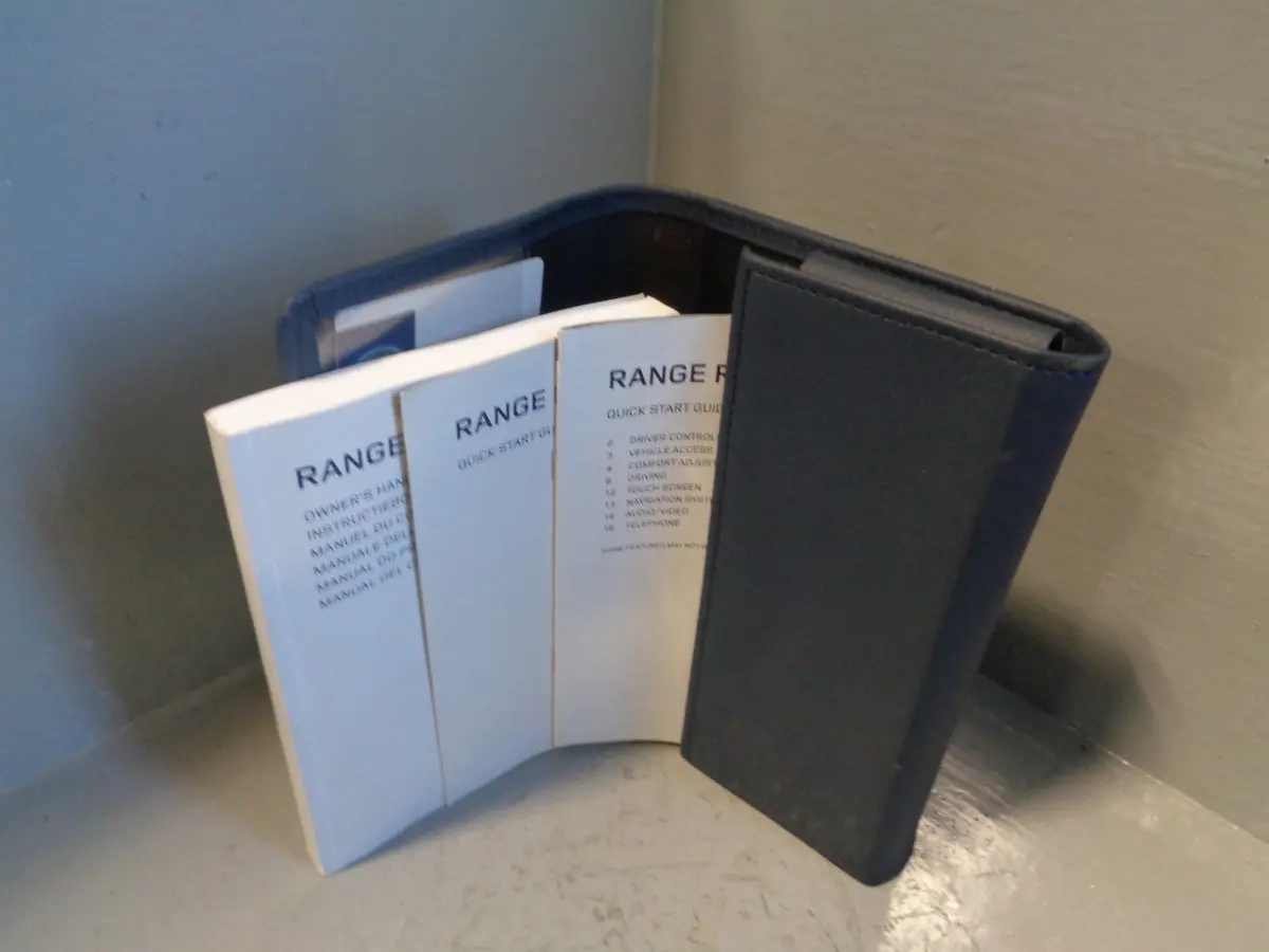 Range Rover L405 Handbook User Guides And Wallet 2013 To 2017 K21015 1