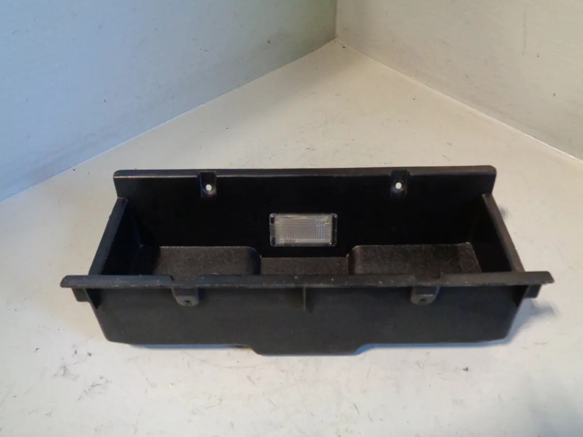 Freelander 1 Glove Box Insert Pocket In Black With Light 1998 To 2006 1