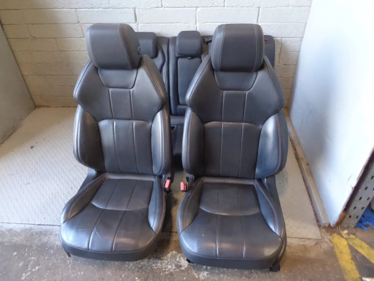 Range Rover Evoque Seats Set Of Electric Black Leather L538 2016 To 2018 1