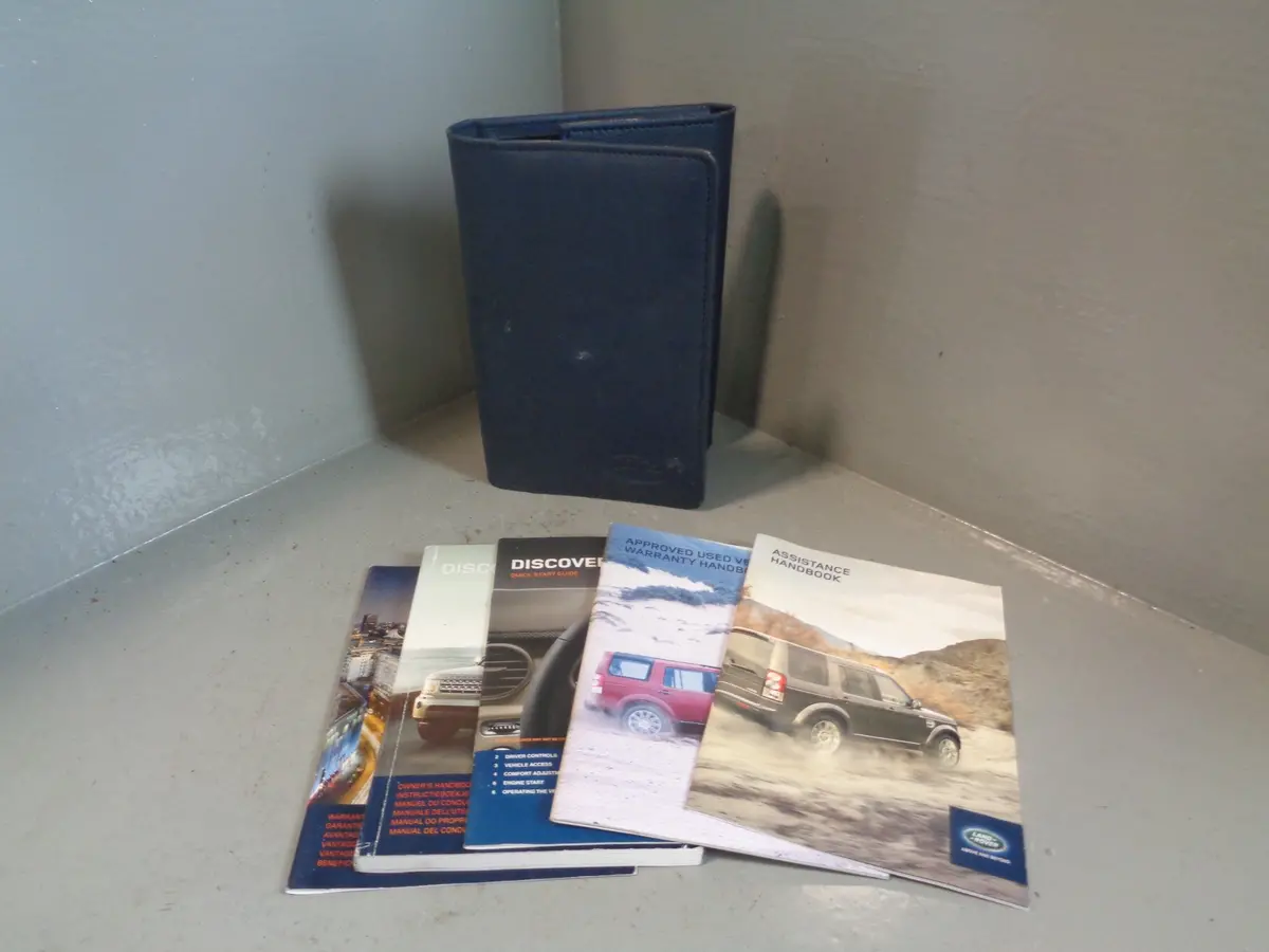 Discovery 4 Handbook User Manual In Wallet Land Rover 2009 To 2014 K18035 1