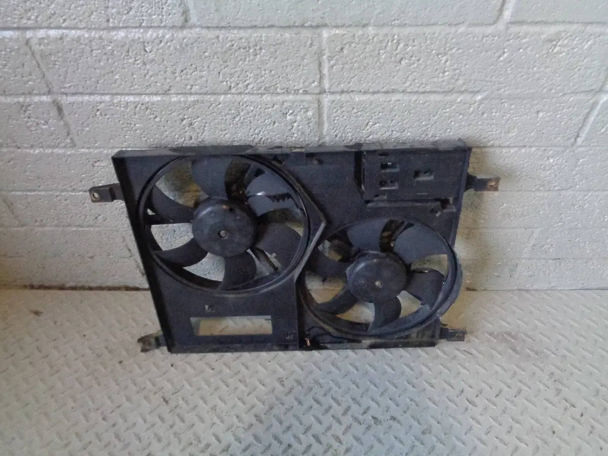 Freelander 1 Fans Twin Main Engine Cooling Td4 2.0 Land Rover 2001 To 2006 1