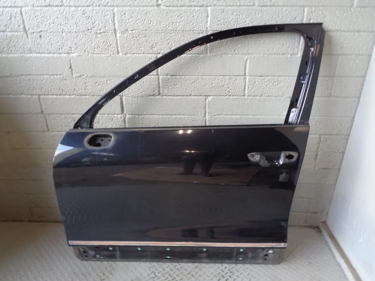 Porsche Cayenne 958 92A Near Side Front Left Door C9x Jet Black 2011 To 2018 1