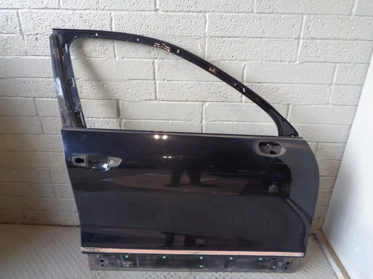 Porsche Cayenne 958 92A Off Side Front Right Door C9x Jet Black 2011 To 2018 1