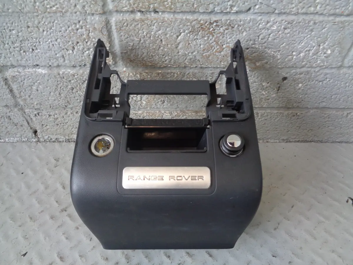 Range Rover L405 Centre Console End Cap Rear Panel Lower In Black 2013 To 2017 1