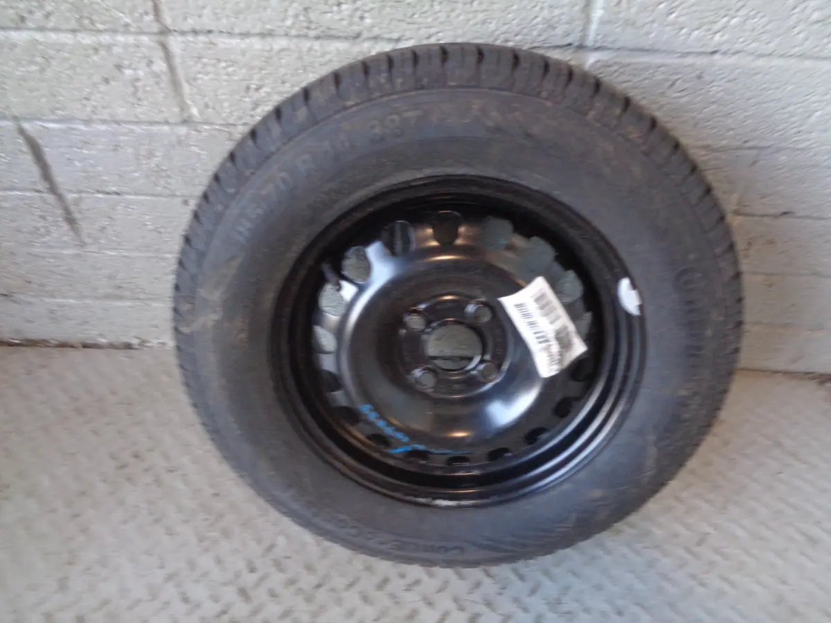 Corsa D Power Spare Wheel With Tyre Steel 185/70R14 14" Vauxhall 2006 To 2014 1