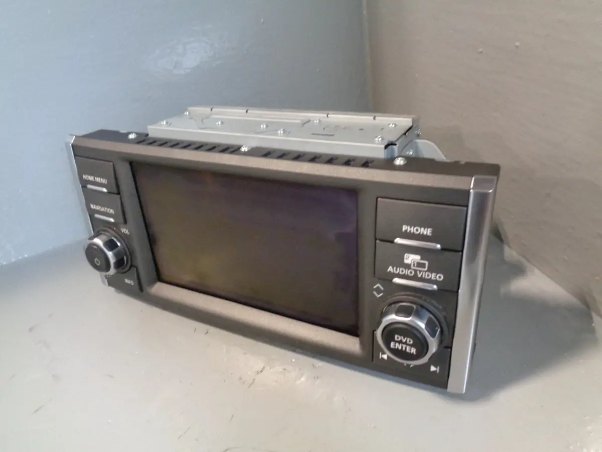 Range Rover L322 Radio Sat Nav Video Display Screen Bh42-10E887-Rg 2010 To 2013 1