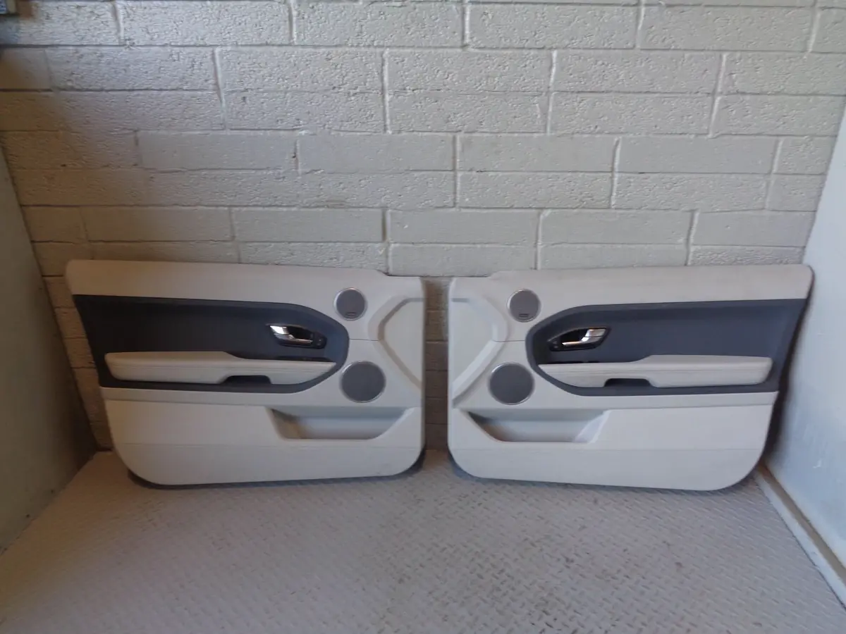 Range Rover Evoque Door Cards Pair Of 2 3 Door In Ivory L538 2011 To 2015 L02015 1