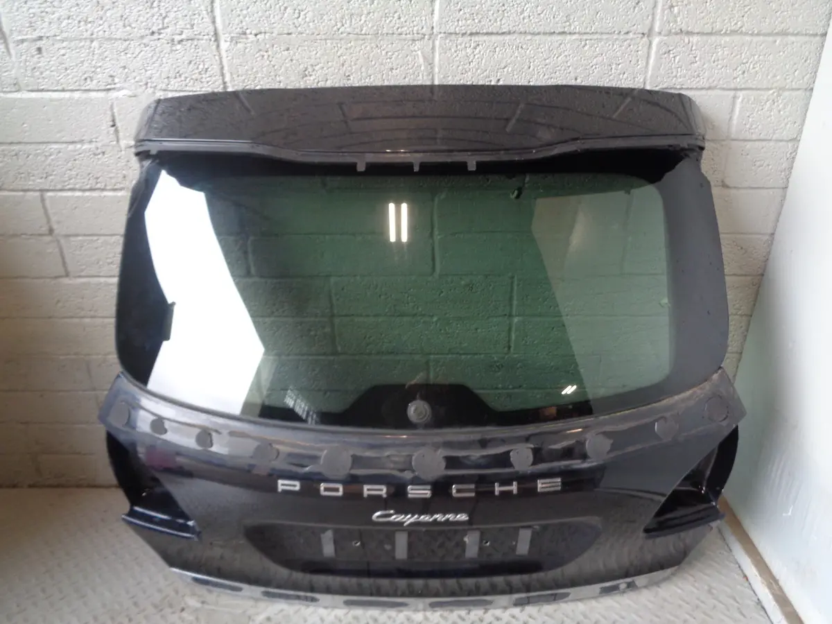 Porsche Cayenne 958 92A Tailgate Bootlid In C9x Jet Black 2011 To 2018 1