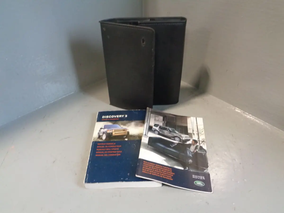Discovery 3 Handbook User Manual In Wallet Land Rover 2004 To 2009 C11114b 1