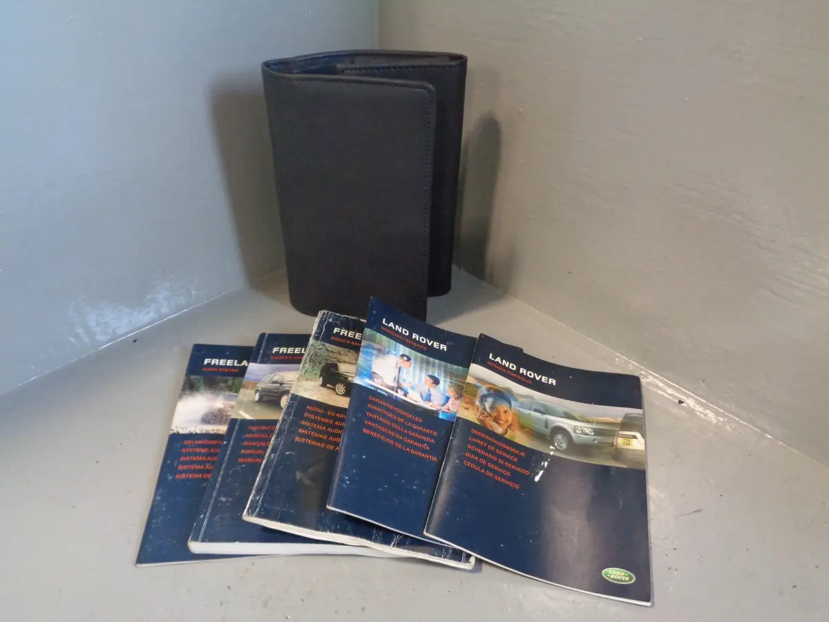 Freelander 1 Handbook User Manual In Wallet Land Rover 2004 To 2006 R30055 1