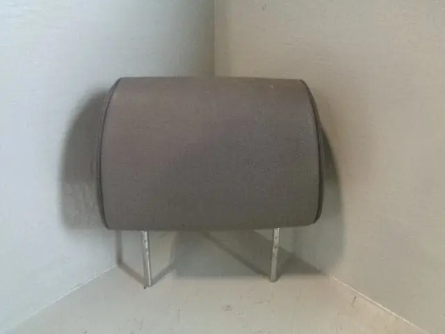 Discovery 2 Front Headrest Leather In Grey Left Or Right Land Rover 1998 To 2004 1