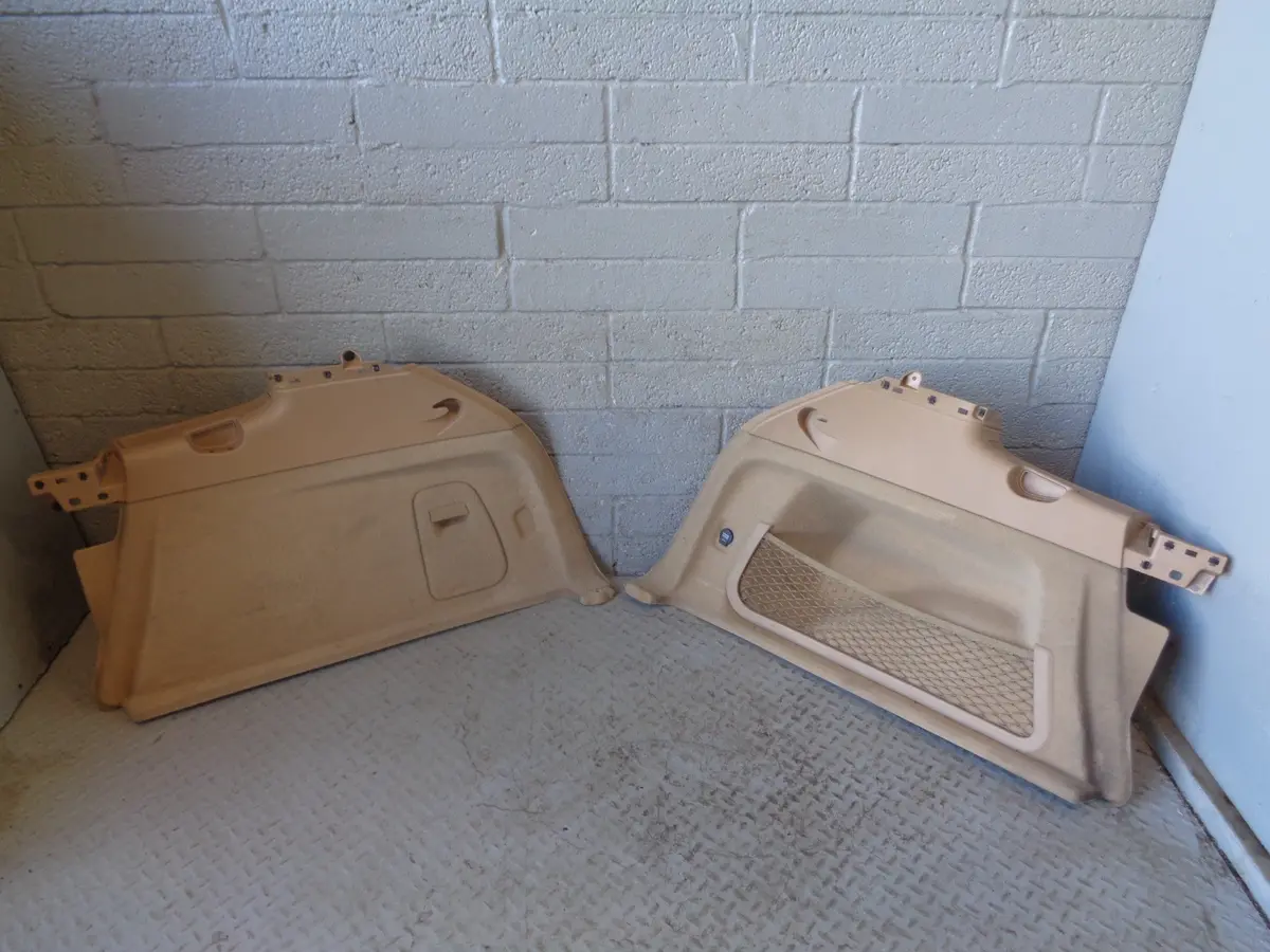 Porsche Cayenne 92A Boot Trims Pair In Beige 2011 To 2014 1