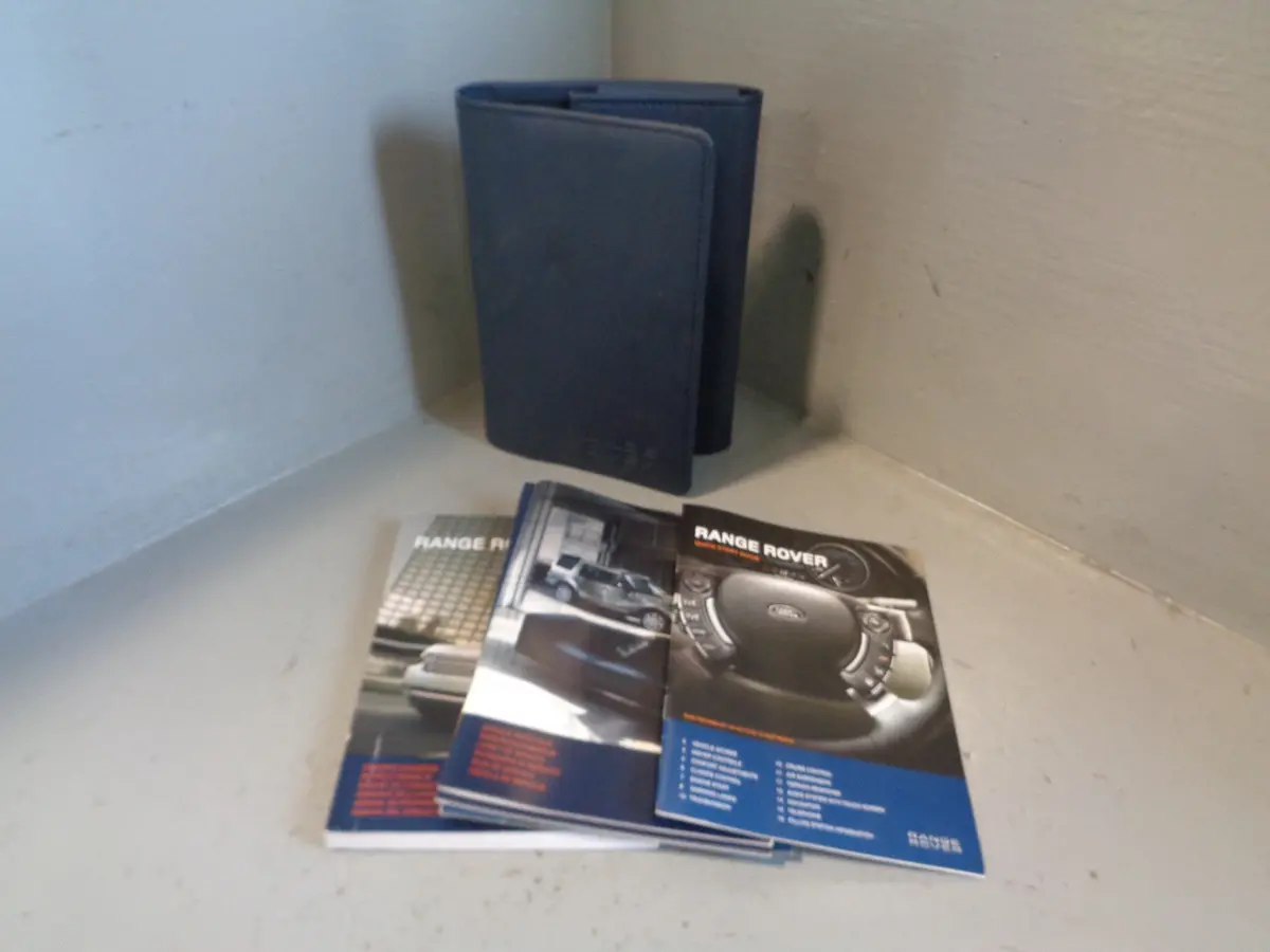Range Rover L322 Handbook Manual User Guides In Wallet Late Facelift L24045 1