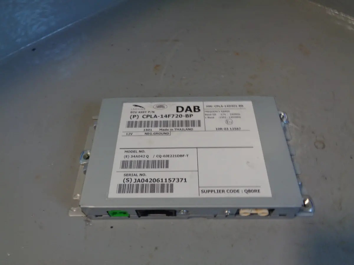Range Rover Evoque Dab Radio Module Cpla-14F720-Bp 2016 To 2018 1