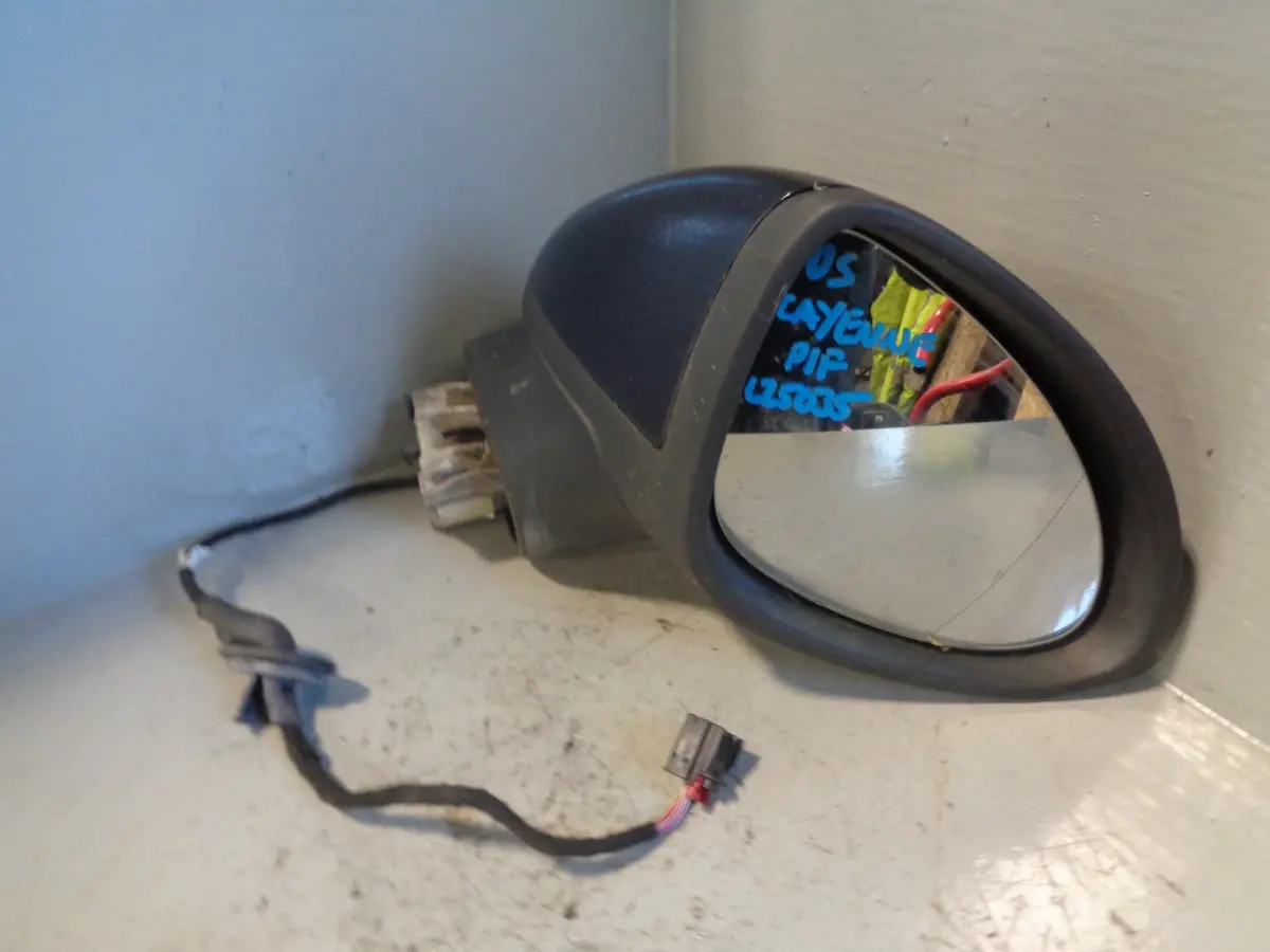 Porsche Cayenne 958 92A Door Mirror Off Side Front Jet Black C9x 2011 To 2018 1