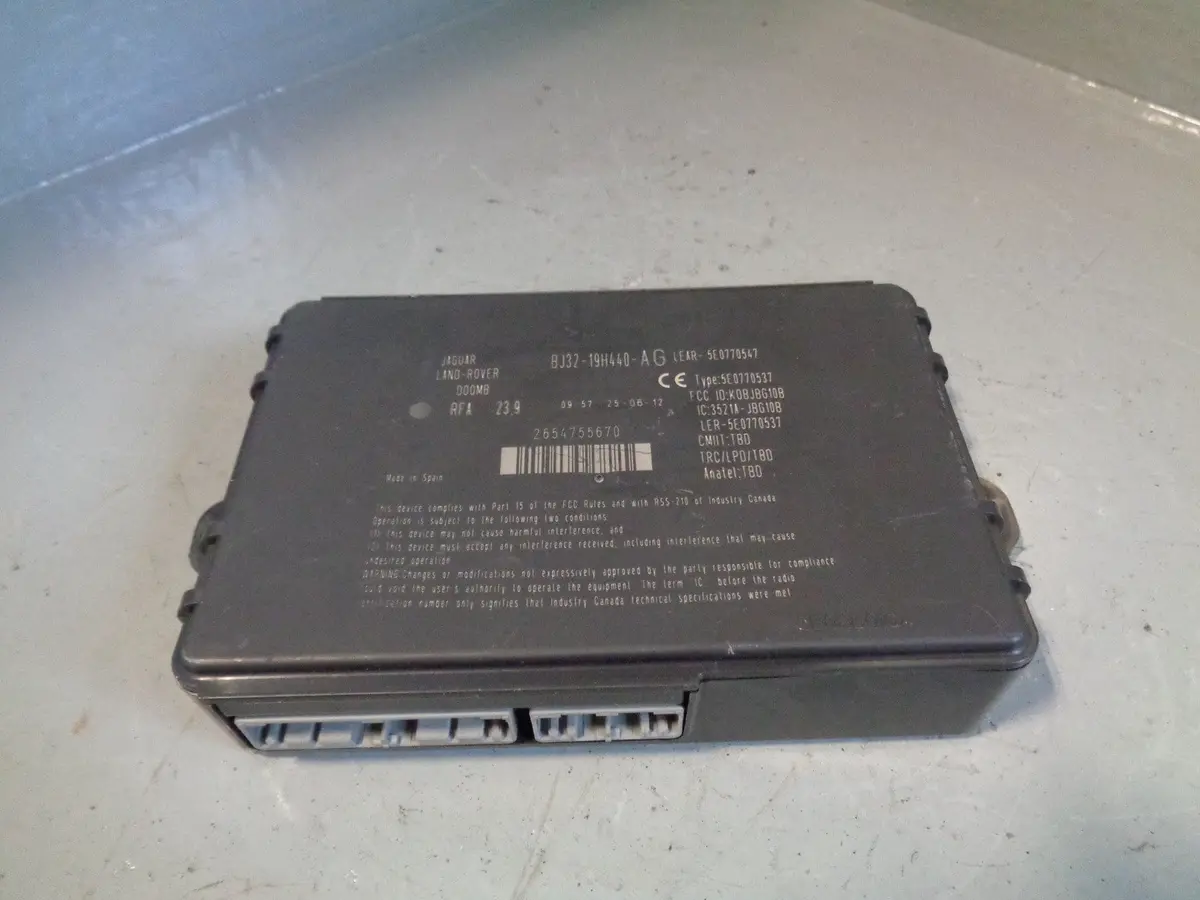 Range Rover L322 Body Control Module Keyless Bj32-19H440-Ag 2009 To 2013 1